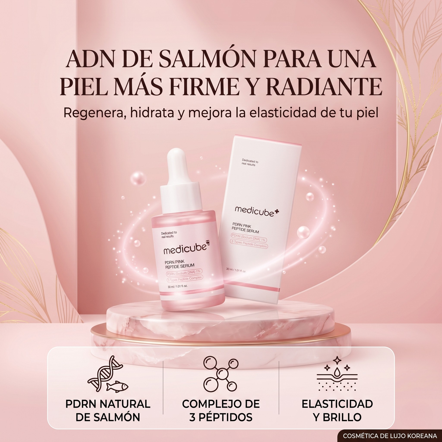 Suero Renovador: PDRN Pink Peptide Serum