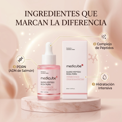 Suero Renovador: PDRN Pink Peptide Serum